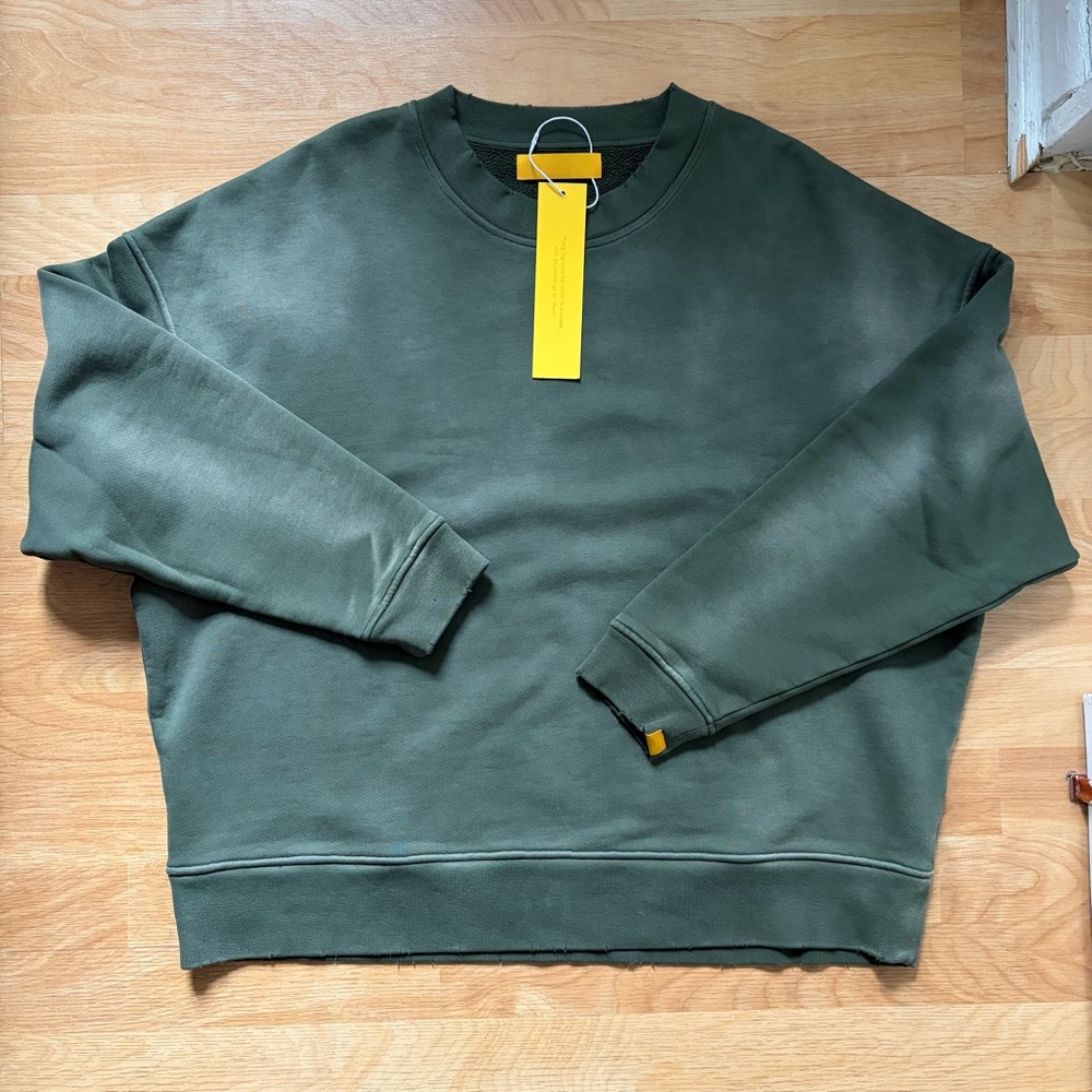 NWT Yellow Label Co. Cozyyy Crew - Medium/Large - Faded Olive - Unisex